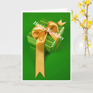 Tarjeta de felicitación plegada