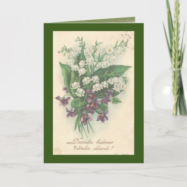 Tarjeta de felicitación plegada (Anverso)