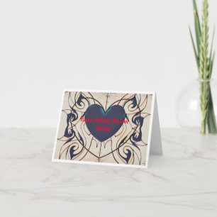 Tarjeta de felicitación plegada