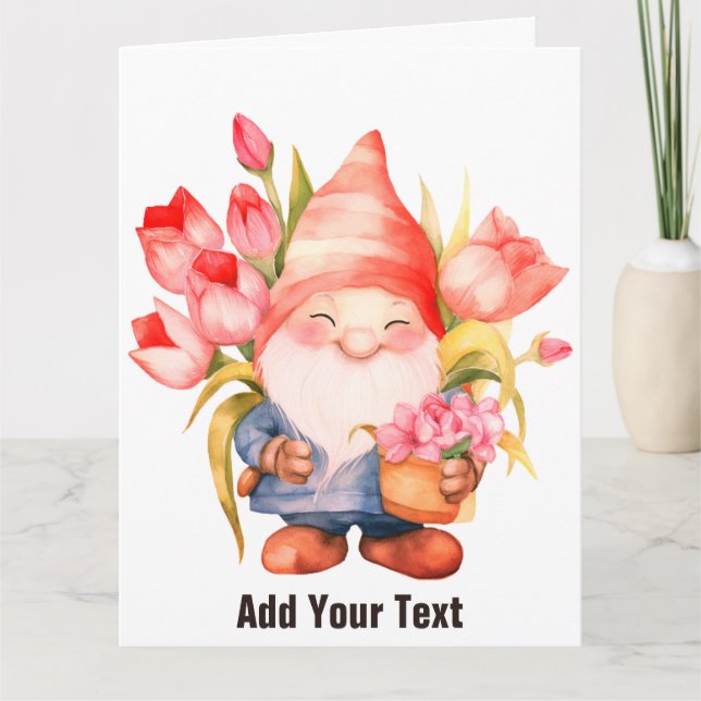 Tarjeta de felicitación plegada (Anverso)
