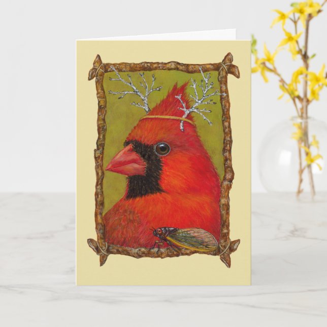 Tarjeta de felicitación plegada (flor amarilla)