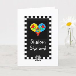 Tarjeta de felicitación plegada