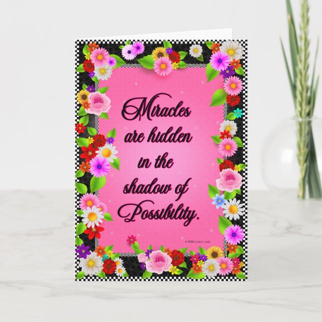 Tarjeta de felicitación plegada (Anverso)