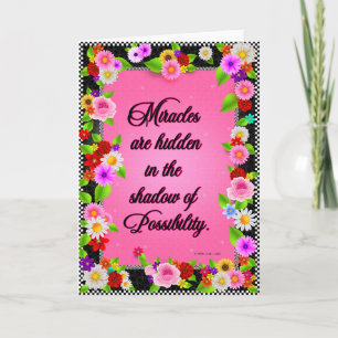 Tarjeta de felicitación plegada