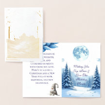 Tarjeta de Felicitación Plegada