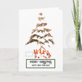 Tarjeta de felicitación plegada