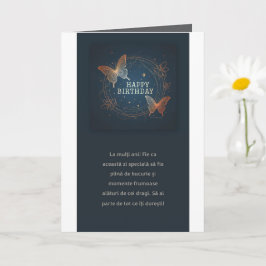 Tarjeta de felicitación plegada