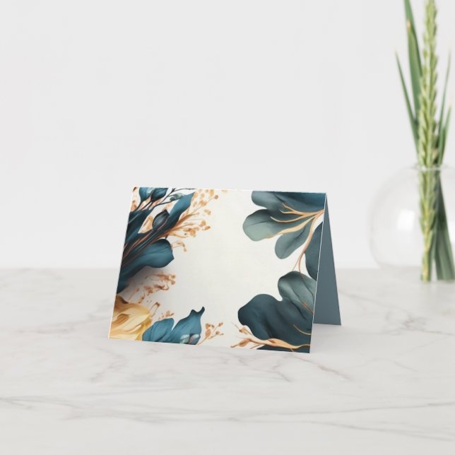 Tarjeta de felicitación plegada (Anverso)