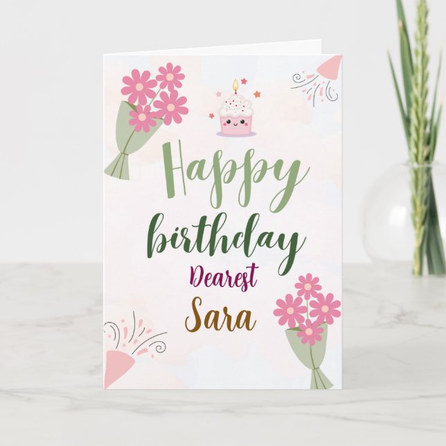 Tarjeta de felicitación plegada (Anverso)