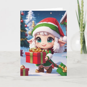 Tarjeta de felicitación plegada