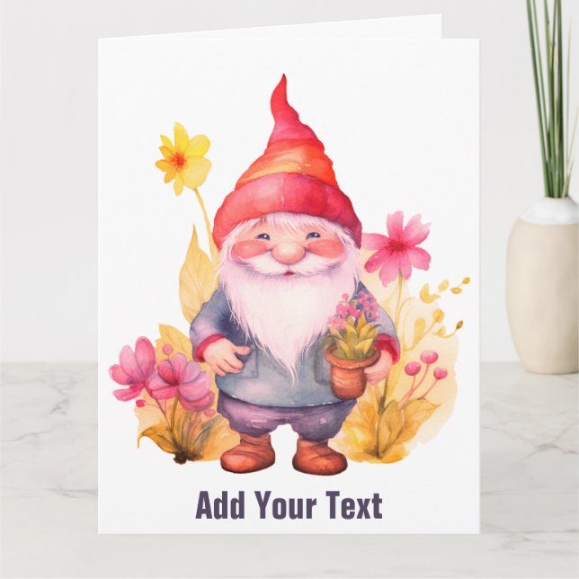 Tarjeta de felicitación plegada (Anverso)