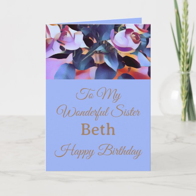 Tarjeta de felicitación plegada (Anverso)