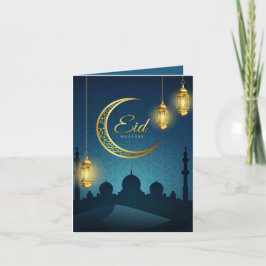 Tarjeta de felicitación plegada