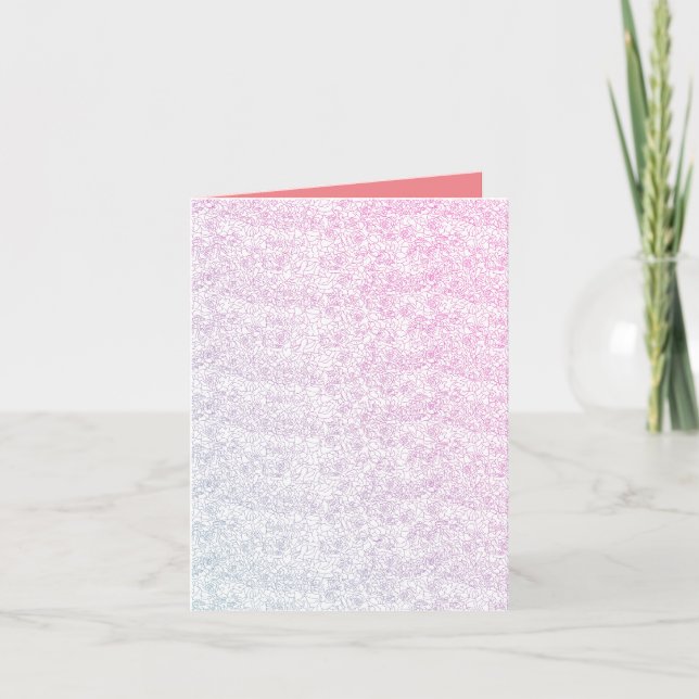 Tarjeta de felicitación plegada (Anverso)
