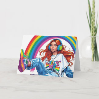 Tarjeta de felicitación plegada