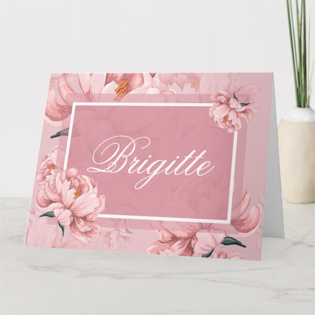Tarjeta de felicitación plegada (Anverso)