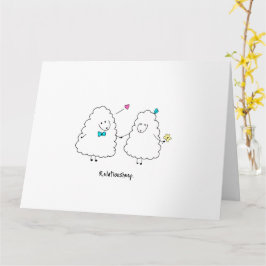 Tarjeta de felicitación plegada