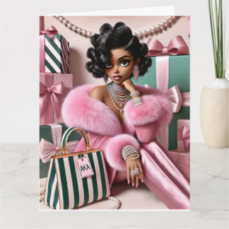 Tarjeta de felicitación plegada