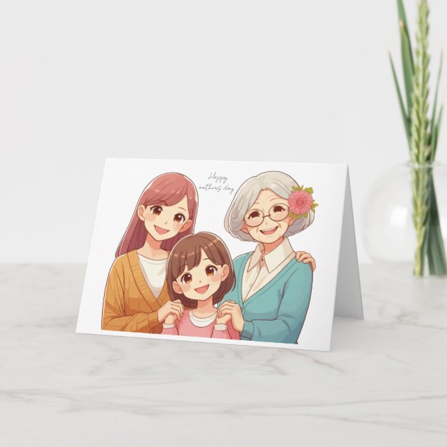 Tarjeta de felicitación plegada (Anverso)