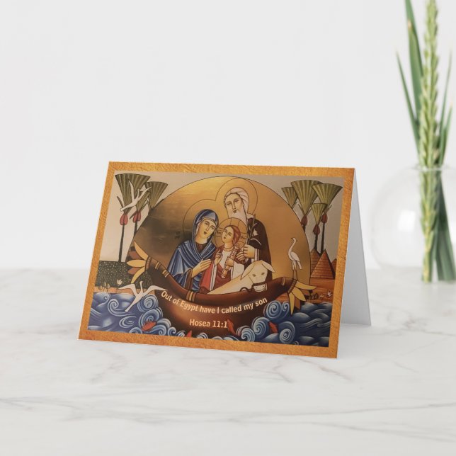 Tarjeta de felicitación plegada (Anverso)