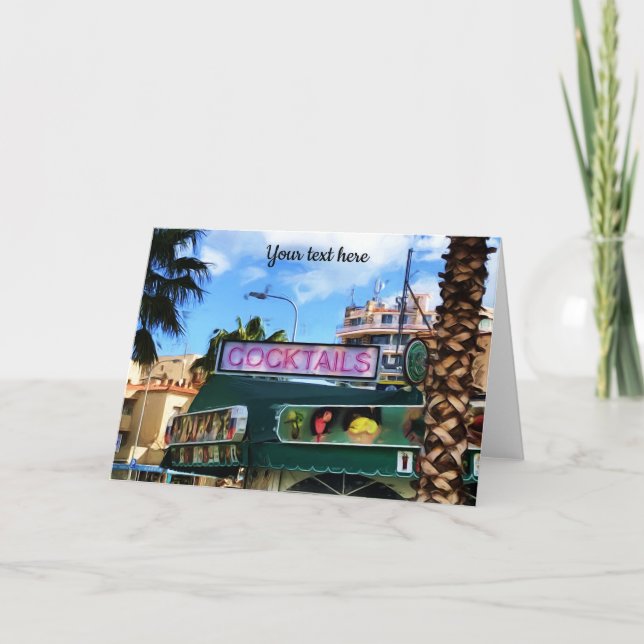 Tarjeta de felicitación plegada (Anverso)