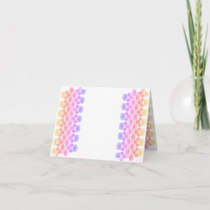 Tarjeta de felicitación plegada