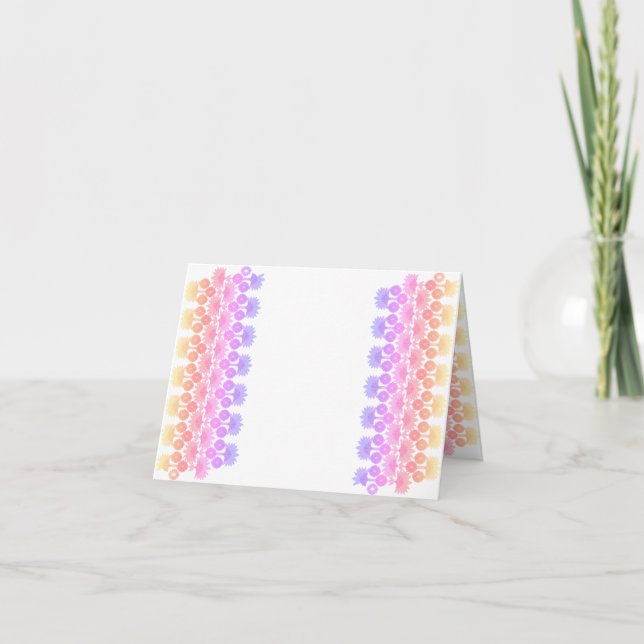 Tarjeta de felicitación plegada (Anverso)