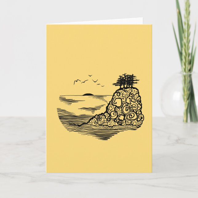 Tarjeta de felicitación plegada (Anverso)