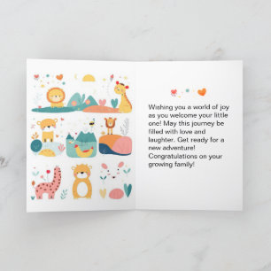 Tarjeta de felicitación plegada