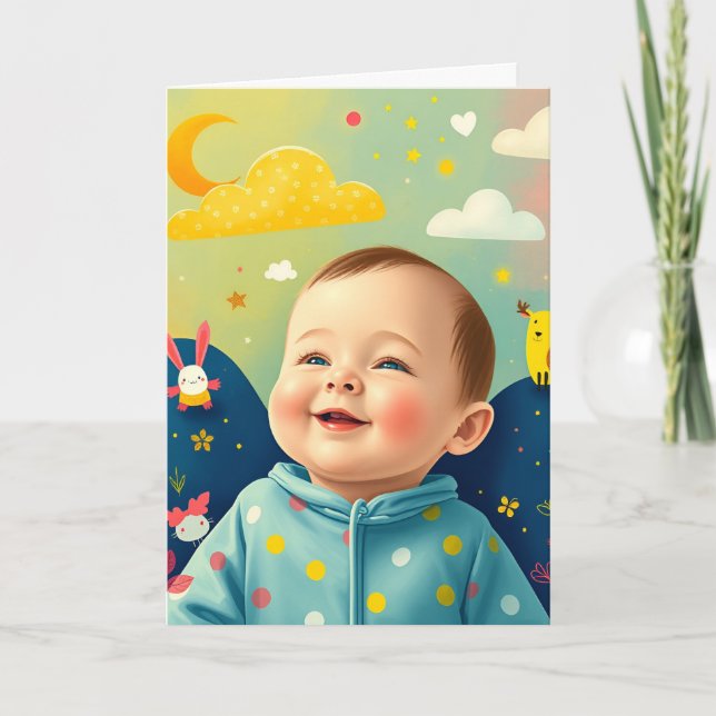 Tarjeta de felicitación plegada (Anverso)