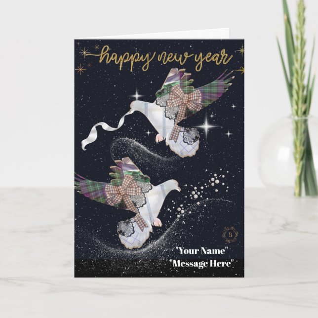 Tarjeta de felicitación plegada (Anverso)