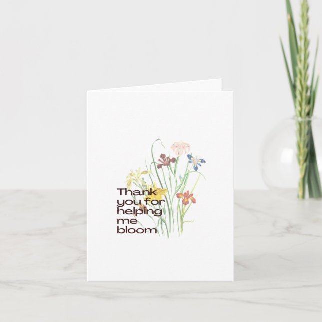 Tarjeta de felicitación plegada (Anverso)