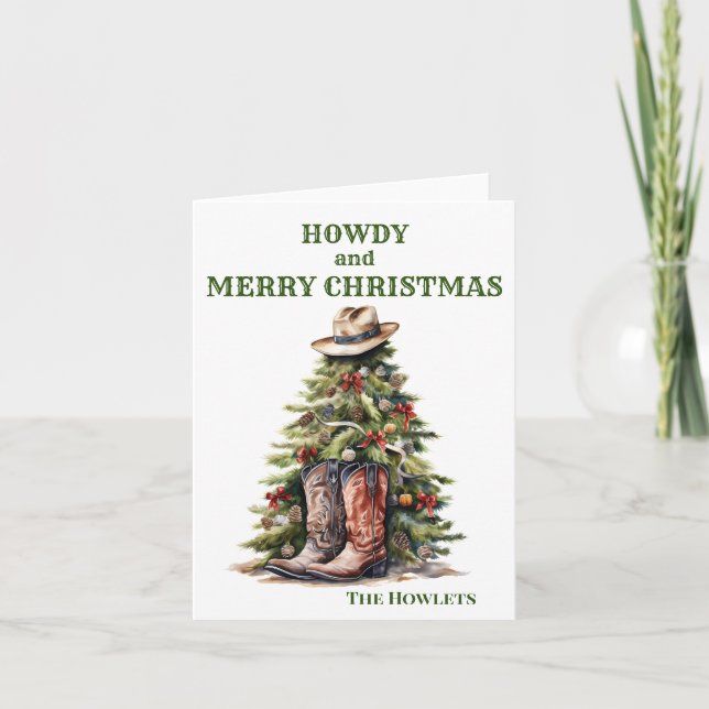 Tarjeta de felicitación plegada (Anverso)