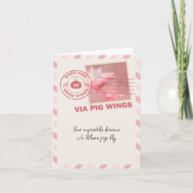 Tarjeta de felicitación plegada (Anverso)