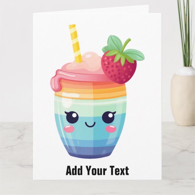 Tarjeta de felicitación plegada (Anverso)