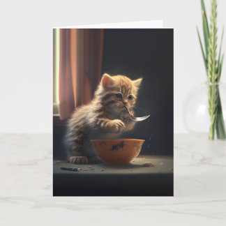 Tarjeta de felicitación plegada