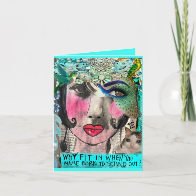 Tarjeta de felicitación plegada (Anverso)