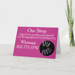 Tarjeta de felicitación plegada