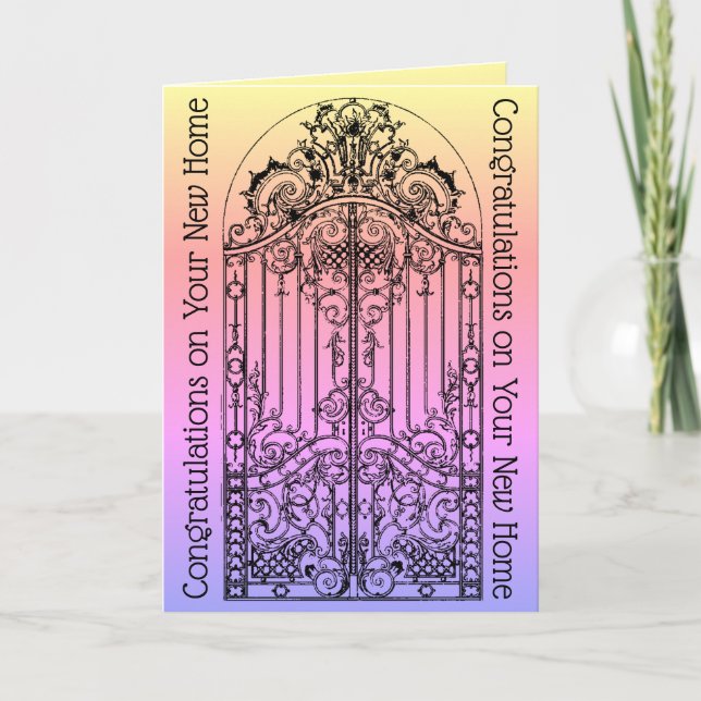 Tarjeta de felicitación plegada (Anverso)