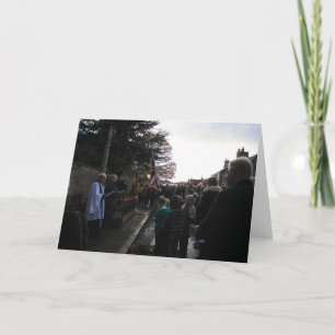 Tarjeta de felicitación plegada