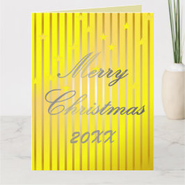 Tarjeta de felicitación plegada Be Merry and Shine