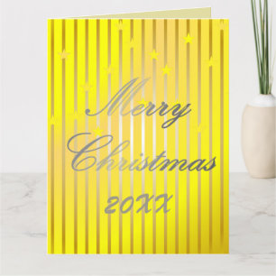 Tarjeta de felicitación plegada Be Merry and Shine