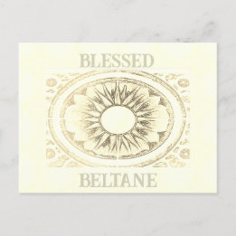 Tarjeta de felicitación plegada Beltane Horizon