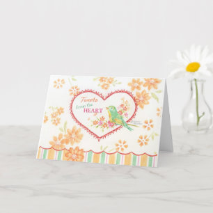 Tarjeta de felicitación plegada Birthday Nightinga