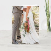 Tarjeta de felicitación plegada Boho Boda Lifestyl