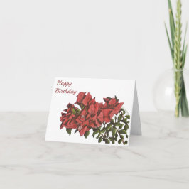 Tarjeta de felicitación plegada Bougainvillea