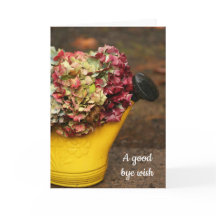 Tarjeta de felicitación plegada Bouquet de otoño