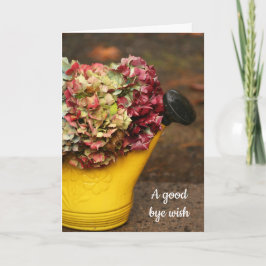 Tarjeta de felicitación plegada Bouquet de otoño