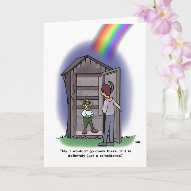 Tarjeta de felicitación plegada Coincidencia (Orquídea)
