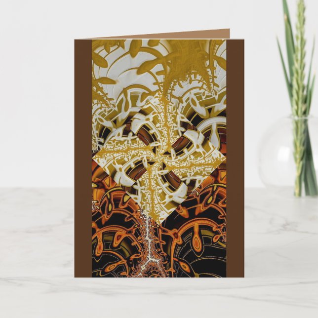 Tarjeta de felicitación plegada - Colección de pla (Anverso)